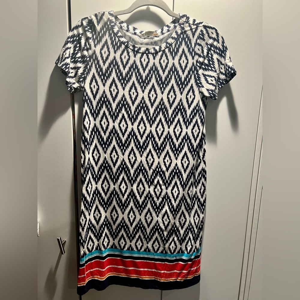 C&C California boho geometric print T-shirt dress
